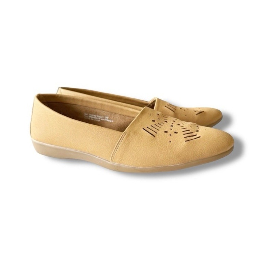A2 by Aerosoles Shoes Womens 8 M Trend Right Loafers Brown Faux Leather Casual